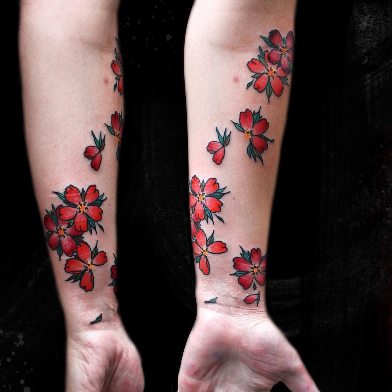 Flowers • Sick Nurse Tattoo by Rafa Garabal
