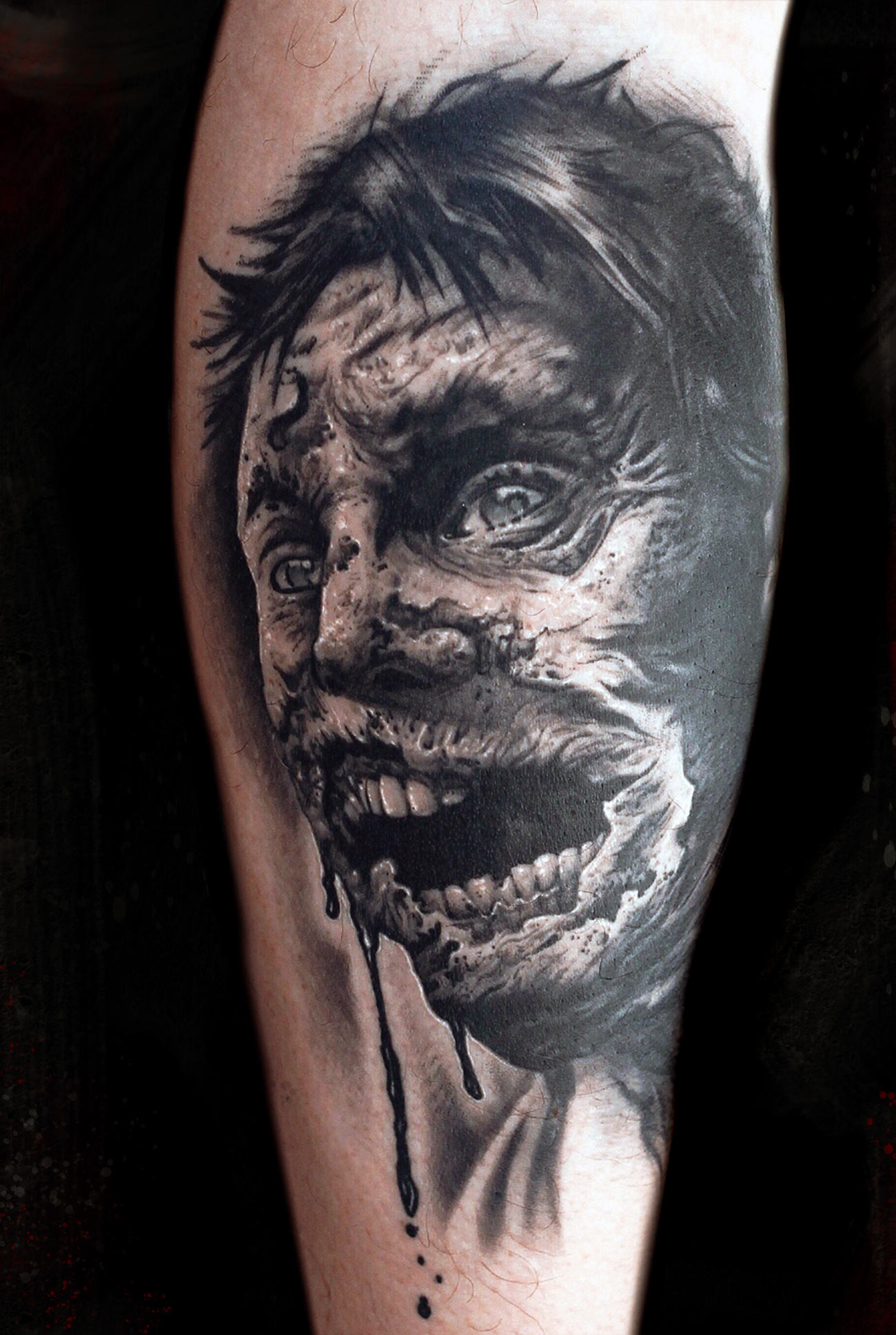 zombie tatuaje